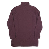 JACK WOLFSKIN Womens Maroon Quilted Jacket XS Polyester Zip Lightweight