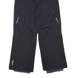 HELLY HANSEN Womens Black Polyester Blend Relaxed Tapered Trousers W26 L25