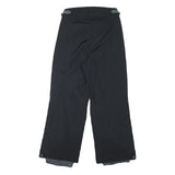 HELLY HANSEN Womens Black Polyester Blend Relaxed Tapered Trousers W26 L25