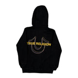 True Religion Hoodie - Medium Black Cotton