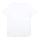TED BAKER Womens White Modern T-Shirt M Short Sleeve Crew Neck Branding