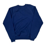 Made In USA Riders Blank Sweatshirt - Large Blue Cotton