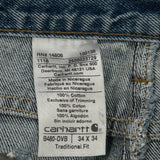 Carhartt Jeans - 34W 34L Blue Cotton