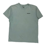 Patagonia Logo Patagonia T-Shirt - Large Green Cotton
