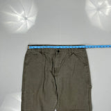Unbranded Carpenter Trousers - 36W 30L Grey Cotton