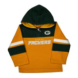 Age 4 Nfl Green Bay Packers Hoodie - XS Yellow Polyester