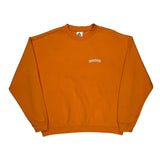 Adidas College Sweatshirt - XL Orange Cotton