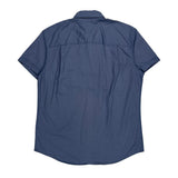 Authentic Classic Apparel Hilfiger Denim Short Sleeve Shirt - XL Blue Cotton