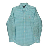 Ralph Lauren Checked Shirt - Medium Blue Cotton