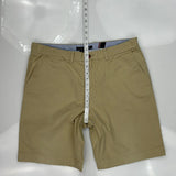 Tommy Hilfiger Chino Shorts - 36W 10L Beige Cotton