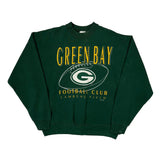 Green Bay Packers Salem Football Sweatshirt - XL Green Cotton