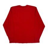 Carhartt Long Sleeve T-Shirt - Large Red Cotton