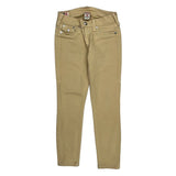 True Religion Slim Fit Jeans - 26W UK 4 Beige Cotton