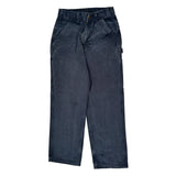 Carhartt Carpenter Trousers - 26W UK 6 Blue Cotton