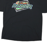 Mens Black Jordan Kinser Racing Graphic T-Shirt 2XL Short Sleeve Crew Neck