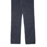 LEVI'S Mens Cotton Blend Navy Regular Straight Trousers W30 L33 Classic Zip