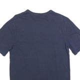 CHAMPION Mens Navy Blue Graphic T-Shirt M Short Sleeve Crew Neck Premium Cotton