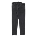 LEVI'S 512 Tapered Mens Jeans Black Slim Tapered Denim Medium W32 L27 Stylish