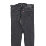 LEVI'S 512 Tapered Mens Jeans Black Slim Tapered Denim Medium W32 L27 Stylish