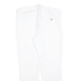 MICHAEL KORS Womens Cotton Blend White Slim Skinny Trousers W32 L28 Stylish