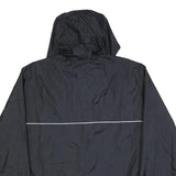 ADIDAS Mens Black Coach Zip Jacket XL Polyester Blend Plain Sportswear