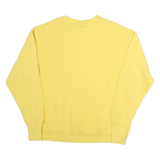 DELTA Mens Yellow Indianapolis Indiana Crew Neck L Cotton Sweatshirt