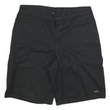 DICKIES Mens Black Casual Shorts 2XL W42 Cotton Blend Workwear