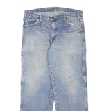 DICKIES Mens Regular Fit Blue Denim Jeans W36 L32 Workwear Carpenter Style Zip
