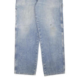 DICKIES Mens Regular Fit Blue Denim Jeans W36 L32 Workwear Carpenter Style Zip