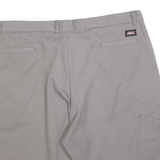 DICKIES Mens Shorts Grey Casual XL W42 Workwear Cotton Blend Comfortable