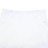 PUMA Womens White Mini Polyester Skort S Athletic Casual Summer Comfortable Zip