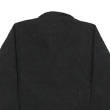 CHAMPION Mens Black Pullover Plain Crew Neck Basic Knit Jumper M Zip Pockets