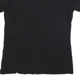 ACDC Womens Black Cotton Blend Graphic T-Shirt L Short Sleeve Crew Neck Band