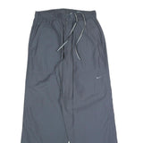 NIKE Mens Relaxed Cotton Blend Black Trousers W28 L30 Casual Zip Pocket