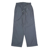NIKE Mens Relaxed Cotton Blend Black Trousers W28 L30 Casual Zip Pocket