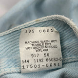 Made In USA 501 Levis Jeans - 23W 19L Light Wash Cotton