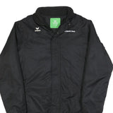 ERIMA Mens Black Sport Jacket L Polyester Blend Plain Zip Casual Lightweight