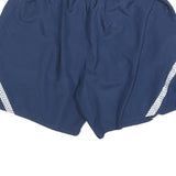 Womens Navy Blue Plain U.S. Air Force Casual Polyester Shorts M W26