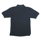 TOMMY HILFIGER Mens Navy Blue Short Sleeve Plain M Cotton Polo Shirt