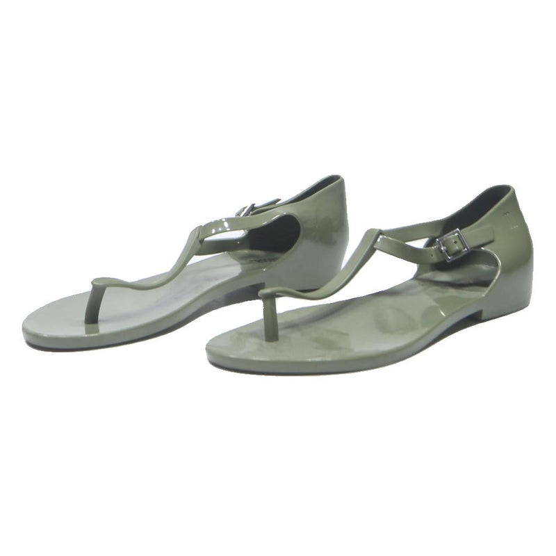 MELISSA T-Strap Womens Sandals Grey Synthetic UK 4 Comfortable Summer Footwear