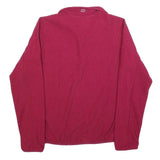 BERGHAUS Womens Pink Polyester Plain Pullover Jumper UK 14 Outdoor Fleece