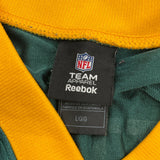 Green Bay Packers Reebok Nfl Football Jersey - Large Yellow Polyester