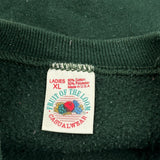 Made In USA 90S Blank Fruit Of The Loom Sweatshirt - XL Green Cotton Blend