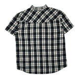 Levis Checked Short Sleeve Shirt - XL Black & White Cotton