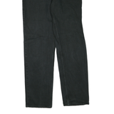 CHAPS RALPH LAUREN Mens Regular Fit Black Denim Jeans W34 L34 Cotton Blend Zip