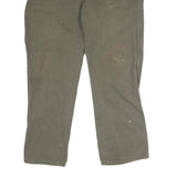 DICKIES Mens Jeans Green Regular Straight Denim Fair W38 L31 Workwear Utility