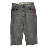 Ecko Unltd Hip Hop Jeans - 36W 24L Grey Cotton