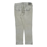 True Religion Skinny Jeans - 28W US 2 White Cotton