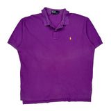 Polo By Ralph Lauren Polo Shirt - XL Purple Cotton