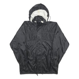 MCKINLEY Mens Black Nylon Outdoor Jacket S Zip Hooded Lightweight